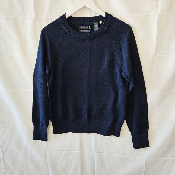 Dockers Women's Crewneck Sweater Classic Fit Dark Blue Size Medium - Picture 1 of 7